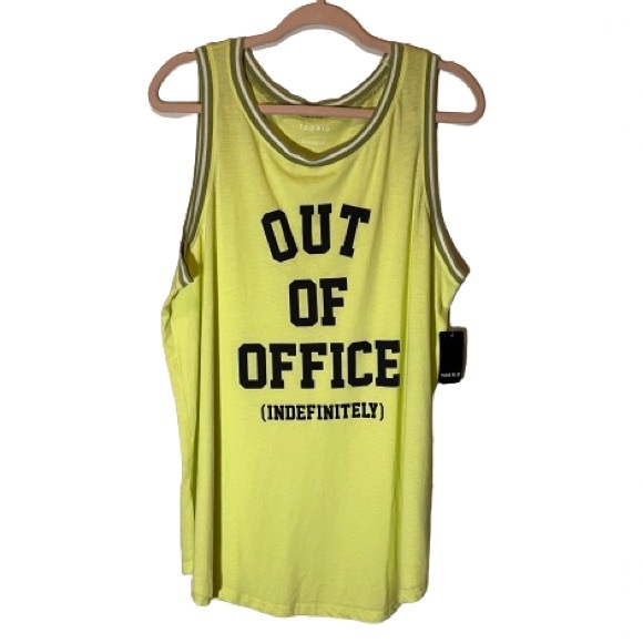 torrid Tops - NWT Torrid “Out of the Office” TankTop  1x 14-16 Classic Fit soft